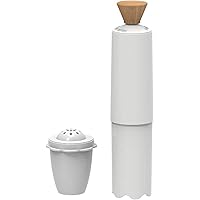 BIESSE Manueller Milchaufschäume, Weiß, 30 x 4.5 x 19.5 cm
