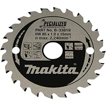 Makita Sägeblatt 190x30 Mm, 24 Zähne – Für Präzise Schnitte, Hochwertiger Stahl