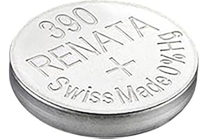 BEST PRICE SQUARE Renata - Batería Individual para Reloj, Producto Suizo, Renata 390 o SR1130SW o AG10, 1,5 V, 1 x 390 or SR 1130 SW Silver