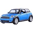 PNJB Mini Sports Car, Mini Racing Care, Scale 1: 22, Die-Cast Collectible Car, Pull-Back Car, Classic Style Mini Car, Play Car Model, Blue (1 Pcs)