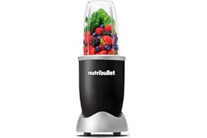 nutribullet Original 600, Frullatore Elettrico, Tritatutto, Frullatore Smoothie, Frullatore Tritatutto Multifunzione, Potenza 600 Watt, nero, NB603B