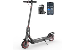 iScooter i8/i9/i9Max Electric Scooter, 8.5-10" Tires Fast Electric Scooters for Adult, Max 40km Range, 3 Speed Mode, Foldable E Scooters,Cruise Control, Double Braking System for Adults and Teens
