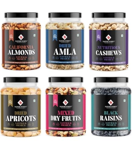 Nature Purify Dry fruits Combo 1.5 kg (Almond, Cashew, Apricots