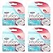 Schick Intuition Renewing Moisture Pomegranate Womens Razor Refill Cartridges, 12 count