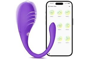 Bluetooth APP-styrd Wellnessenhet för Kvinnor, Trådlös Kontroll, 10 Vibrationslägen, Mjuk Silikon, Portabel Uppladdningsbar och Vattentät Komfortdesign