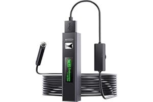 GOYERRNES Endoscopio inalámbrico 1080P HD WiFi Borescope,Cámara de inspección con Doble Lente USB Snake Inspection Camera Semi-Rigid Flexible Waterproof 5.5MM IP67 Waterproof Endoscope Camera