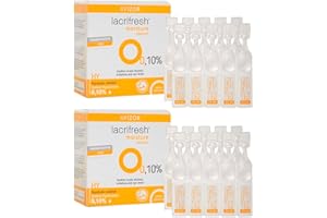 GENERIC Avizor Lacrifresh Moisture Pack 2 Cajas de 20 x 0,4ml - 40 Monodosis - Hidratación Ocular Instantánea con Hialuronato de Sodio al 0,10%- Alivio Duradero - Sequedad Ocular Ambiental