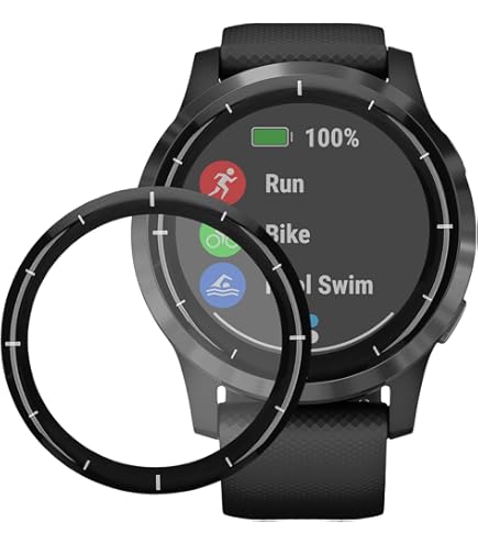 ToVioc 2 stuks beschermhoes voor Garmin Venu 2S / Garmin Vivoactive 4S Cover [Anti-kras] [Flexibele TPU] Hoesje met schermbeschermer voor Garmin Venu