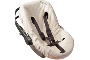 Andy & Helen Housse de siège en éponge. Pratique et confortable à insérer grâce aux angles élastiques adhère à tous les ovules de taille standard - Blanc