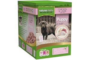 Natures Menu Chicken Lamb & Rice Puppy Food Pouches (8x300G)