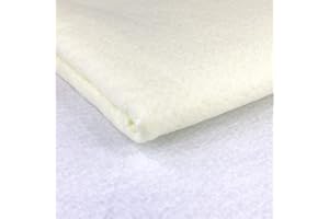 DISCOVER LIFESTYLE & FASHION FABRICS Ivory Craft Felt Fabric Premium Material for Art Sewing Festive Decorations DIY Art Decor Table wear | 60” – 150 cm Wide | Sold by The Metre