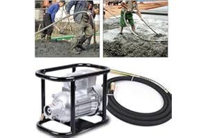 GRAMSTUDIO Vibratore per calcestruzzo, 1500 W, vibratore interno Concrete, 2800 rpm, diametro della bottiglia di vibrazione 50 mm, lunghezza 6 m, compressore per calcestruzzo