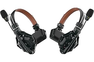 HOLLYVIEW Hollyland Solidcom C1 PRO System Intercom Wireless ENC Cancellazione Rumore Ambientale Full-Duplex 2 Persone 350m PTT Mute Team Produzione Video Chiesa Drone TV&Film con 1 Master e 1 Cuffia Distanza