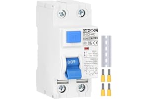 DIHOOL RCD Typ AC fi schutzschalter Fehlerstromschutzschalter FI-Schalter DIN Hutschiene 2-polig 40A 30mA