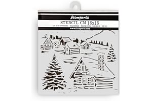 Stamperia KSTDQ126 Scrapbook Pad, Black/White, 18 cm x 18 cm