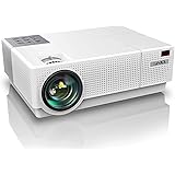 YABER Proiettore, 7200 Lumen Videoproiettore 1080P Nativa (1920x1080) ±50° Trapezoidale Correzione Led Full Hd 350" Videoproi