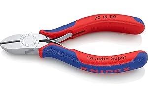Knipex Pince coupante de côté chromée, avec gaines bi-matière 110 mm 70 15 110