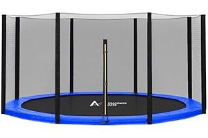 ULTRAPOWER SPORTS Filet de sécurité Rechange & Coussin de Protection des Ressorts pour Trampoline 244cm 305cm 366cm 397cm 427cm - Noir Bleu Vert Rose