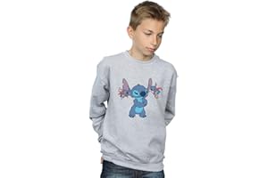ABSOLUTE CULT Disney Garçon Lilo and Stitch Stitch Christmas Sweat-Shirt