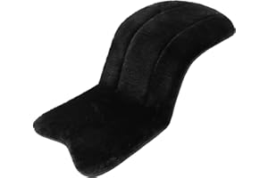 Veesper Baby Pushchair Seat Liners, 30x15 Inch Breathable Soft Baby Pushchair Liner, Thick Pushchair Stroller Liner Non Slip Adjustable Pram Insert for Baby Stroller, Dining Chair, Safety Seat Black