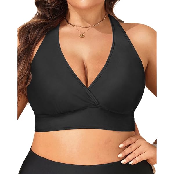 Bikini-Oberteil Für Damen Mit Großer Oberweite – Push-up Effekt, Twist-Front, In Verschiedenen Größen