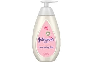 Johnson's Baby – Lotion hydratante (500 mL) – Testé par des pédiatres et des dermatologues – Formule sans colorants – Avec un pH équilibré