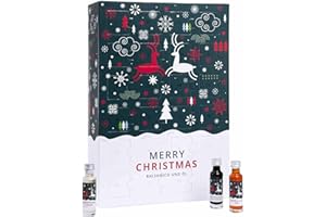 ‎PFEFFERDIEB Food & Feinkost Adventskalender Essig & Öl 2023 - Balsamico & Olivenöl Gewürz-Adventskalender - Weihnachtskalender zum Kochen