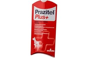 YIREAL Chanelle Prazitel Plus Flavour Wormer for Dogs, Pack of 24 tablets
