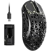 ATTACK SHARK R5 Ultra Karbon Fiber HyperSpeed Kablosuz Gaming Mouse &ndash; 39g S&uuml;per Hafif, PAW3950MAX Sens&ouml;r, 42000 DPI, 8000Hz K