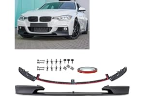 ‎DM AUTOTEILE DM Autoteile Frontspoiler Lippe Sport-Performance Schwarz passt für 3er F30 F31 M-Paket