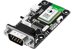 PDDAXLQUE DX-CP12 Bluetooth to RS232 Serial Adapter Converter Built in BLE 5.1 Bluetooth Module Compatible with Android/iOS (CP12-Slave)