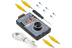 IRIISY Generador de señales de Corriente y Voltaje DC 0-10V 0/4-20mA para depuración de PLC y Panel, Batería Recargable Incorporada, USB,Interfaz De Fuente De Alimentación Simulador, Servomotor