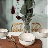 Keramika Bulut &Ccedil;orba Kasesi 12 Cm Reaktıf Krem 6 Adet Msh22351