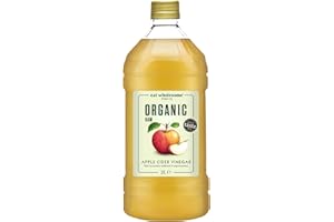Eat Wholesome Organic Apple Cider Vinegar, 2L - Raw, Unpasteurised, Unfiltered, Award-Winning, With The Mother, Vegan