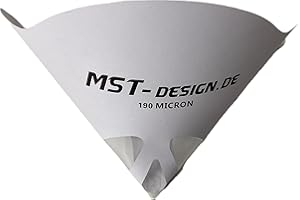 ‎MST-DESIGN MST-DESIGN Lacksieb, 50 Stück mit 190 µm I Filtert zuverlässig Fremdteile I Lackfilter für alle handelsüblichen Lacke I Wasser- und lösemittelfestes Feinsieb I Hochwertiges Lackierzubehör