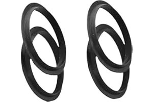 HUI JIN O-Rings Bulk Hardware Replacement 39mm OD 32.5mm ID for Metal Basin Plugs and Pop-Up Waste Pack of 4