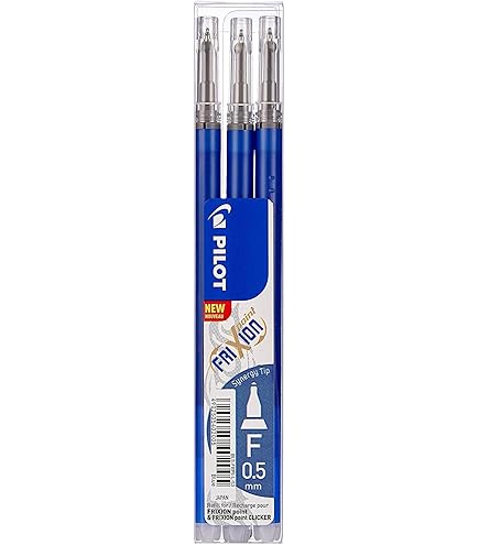 Pilot 0.5 Mm Frixion Point Erasable Rollerball Tip - 2 Black/1 Green/1 Red/1 Blue (Pack Of 5 - View #5