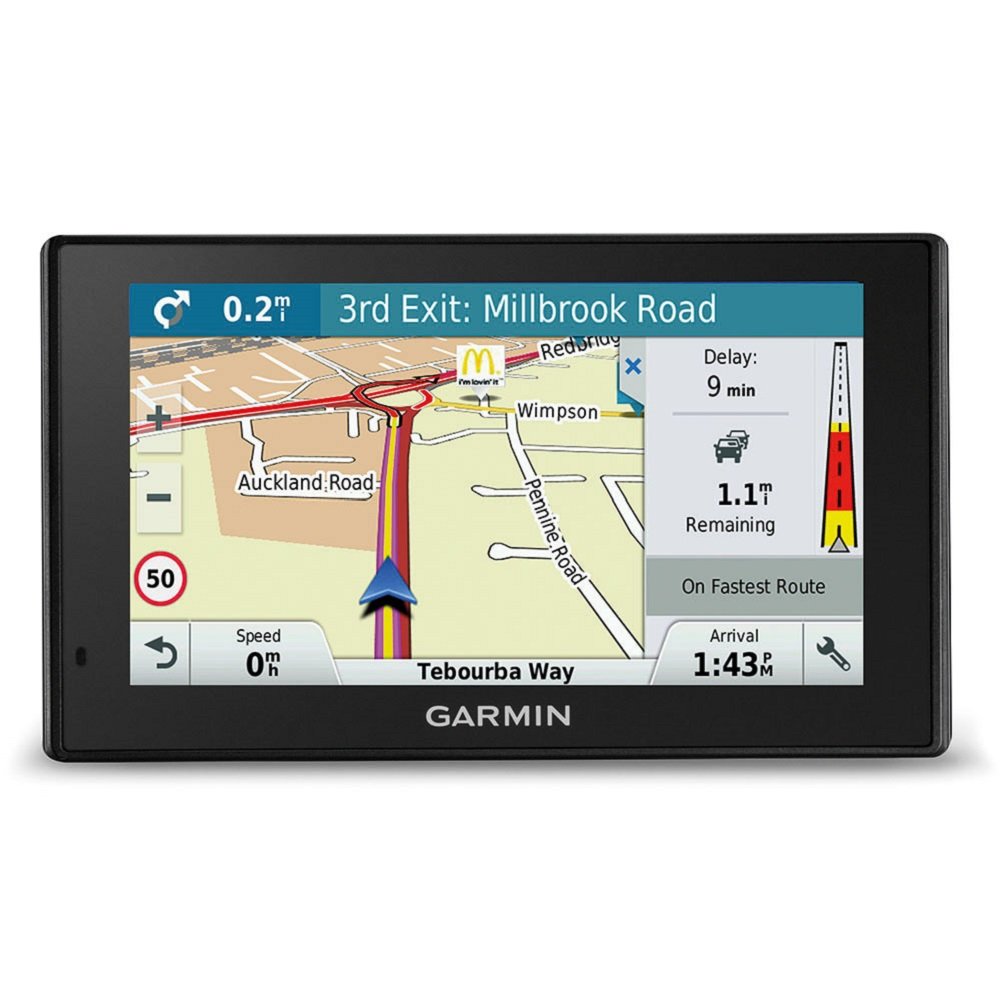 Garmin Drive Smart 51 LMT-D EU Navigationsgerät, Europa Karte, lebenslang Kartenupdates und Verkehrsinfos, Smart Notifications, 5 Zoll (12,7 cm) Touchdisplay, 010-01680-13, Schwarz - 1