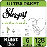 Sleepy Natural Ultra Package Panty Cloth Number 6 Xlarge 128 Pieces