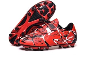 HANANI Boys Football Boots Shoes Kids Girls FG/AG Soccer Athletics Training Sport Running Shoes Profession Competition Teenager Indoor Outdoor Cleats Sneakers for Unisex