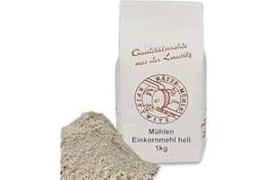 ‎ZANASTA Einkornmehl hell 1000g frisch aus der Rätze-Mühle in bester Qualität 100% regional und naturbelassen 1-kg