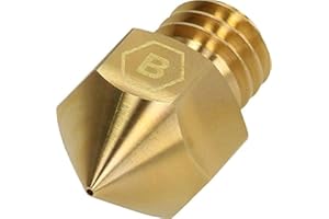 BROZZL MK8 Buse en Laiton 0,1 mm de diamètre pour Creality Ender 3, Ender 3 Pro, CR-10, CR-10S 10101010