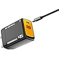 Nu Republic Cybotron 45W Dual Port GaN Superfast Wall Charger with USB-A & Type-C, PowerBlitz™ Technology, PD-QC Fast Chargin