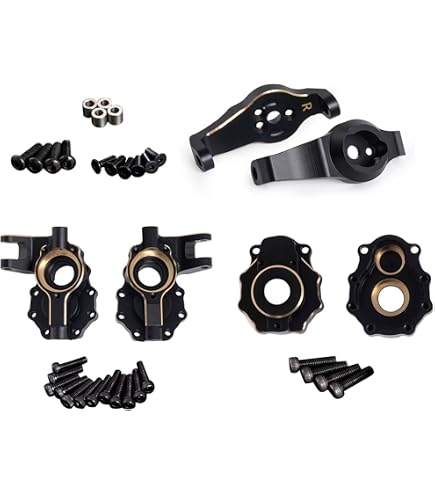 Blocchi Ottone Per RC Auto Traxxas - Hub Carrier Per TRX4 TRX6 1/10