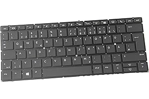 KbsPro German Keyboard Tastatur für HP EliteBook x360 830 G5, x360 830 G6 QWERTZ Backlight