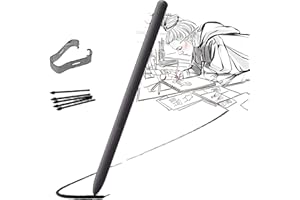 PEIDOG Stylet pour Galaxy Tab S6 Lite, Stylet Samsung S Pen EJ-PP610, sans Bluetooth, Noir, Pointes
