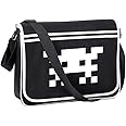 FatCuckoo SPACE ARCADE INVADER- Retro 1980s Gamer Messenger Men's Shoulder Bag