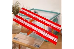 WANLIAN 2 Stück Acryl 300mm Kontinuierliches Klavierscharnier - Transparentes Scharnier für DIY Box Display Ständer