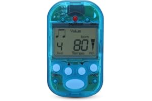 DILWE Mini Metronom, Clip-On Digital Beat Tempo Metronom für Klavier, Violine, Gitarre(Blau)