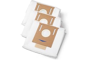 ECOVACS Deebot - Sacchetto per la polvere usa e getta da 2,5 l, con stazione di svuotamento automatico, funziona con robot aspirapolvere T8 AIVI/T8/N8 Pro Plus/N8 Pro, fino a 30 giorni di sporco e